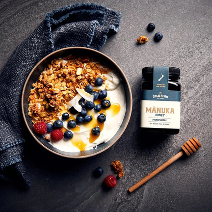 Miel De Manuka Cruda De Nueva Zelanda 500g Mgo 200 Pura Natural Sin Pasteurizar