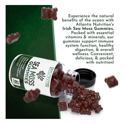 Gomitas De Musgo Marino Irlandés 3000 Mg Con Vitaminas Y Minerales