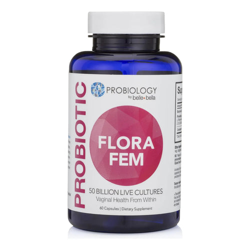 Probiology Flora Fem Probiótico Mujer 4 En 1 Salud Digestiva Vaginal Y Urinaria