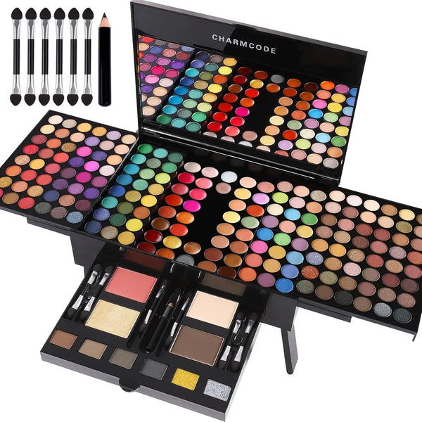 Paleta De Maquillaje 190 Colores CHARMCODE Sombras Colorete Correctores