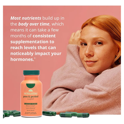 Suplemento Natural Alivio Síndrome Premenstrual Calambres Menstruales Sin Químicos