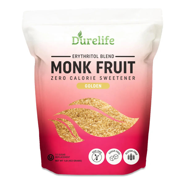 Edulcorante Frutas Durelife Monk 11 Ceto 0 Cal 450g Dulce Natural Sin Azucar