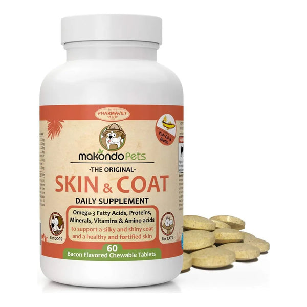 Suplemento Aceite De Pescado Para Piel Y Pelaje Perros Y Gatos 60 Tabletas