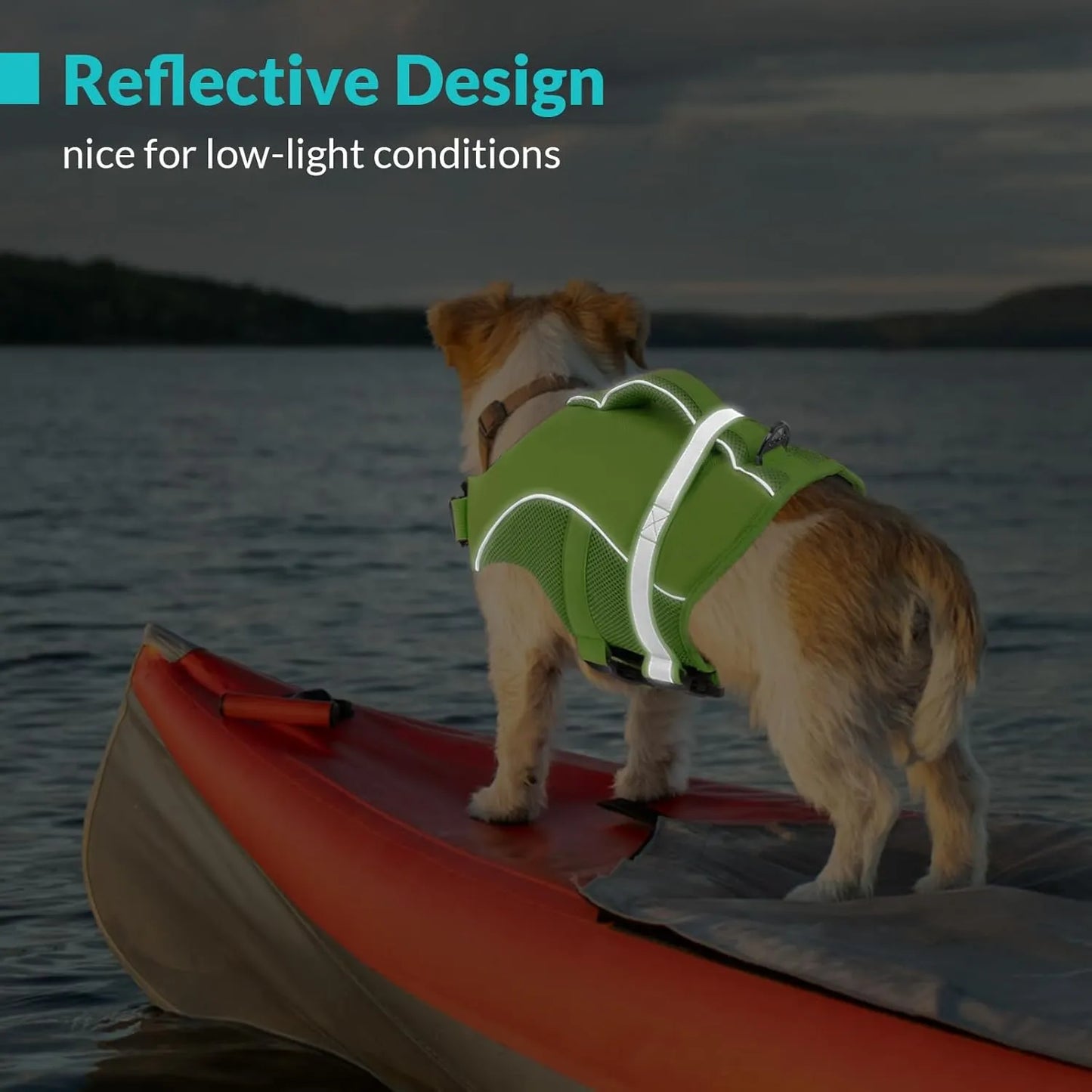 Chaleco Salvavidas Perros Ripstop Flotante Ajustable Queenmore Seguridad Y Estilo