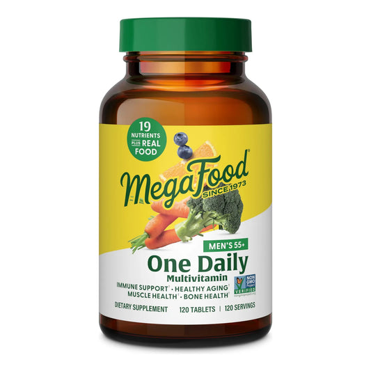 Multivitamínico Daily Hombres 55+ Con Vitaminas B12 C D Zinc Y Selenio 90 Tabletas