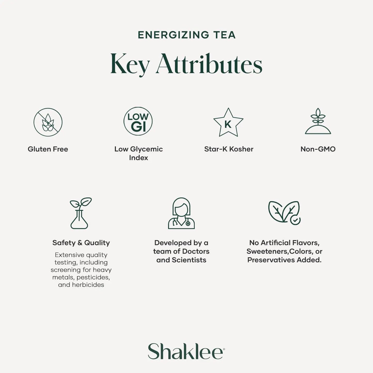 Té Energizante Sabor Matcha Verde Mezcla Antioxidantes Levantamiento Suave De Energía