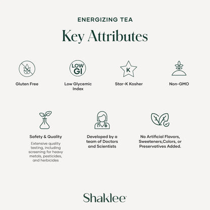 Té Energizante Sabor Matcha Verde Mezcla Antioxidantes Levantamiento Suave De Energía