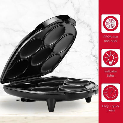 Máquina Para Hacer Arepas Antiadherente Holstein Housewares Cocción Perfecta Fácil Limpieza