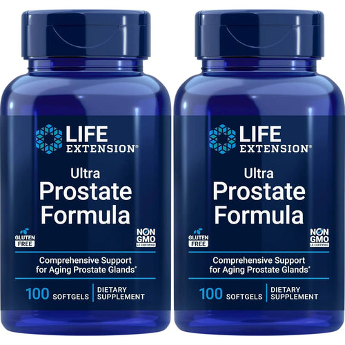 Life Extension Ultra Prostate Formula 100 Capsulas Blandas Pack X2 Suplemento Natural Para Hombres