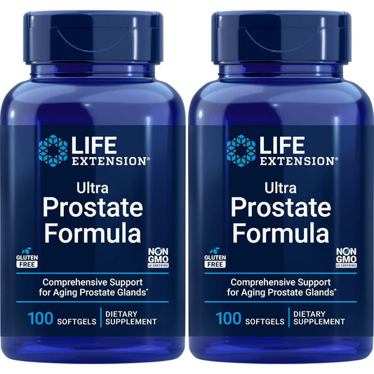 Life Extension Ultra Prostate Formula 100 Capsulas Blandas Pack X2 Suplemento Natural Para Hombres