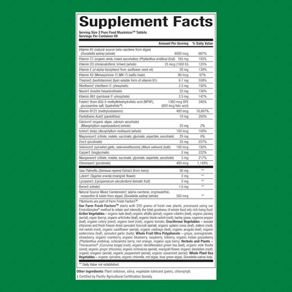 Multivitamínico Mineral Para Hombres Mayores De 50 Años Whole Earth & Sea 120 Tabletas