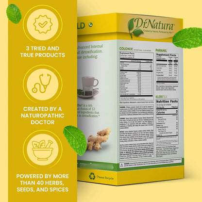 Dr Natura Colonix Kit Limpieza Intestinal 30 Dias Fibra Y Te Desintoxicante