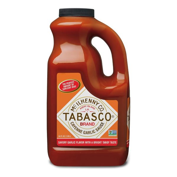 Salsa De Ajo Cayena Tabasco 1.89 Litros Picante Importado Estados Unidos