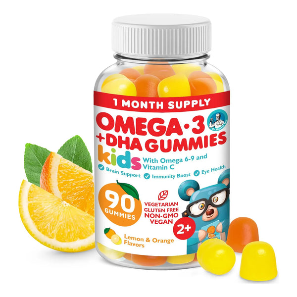 Gomitas Veganas Omega 3 Para Niños 90 Unidades Salud Cerebro Y Corazón