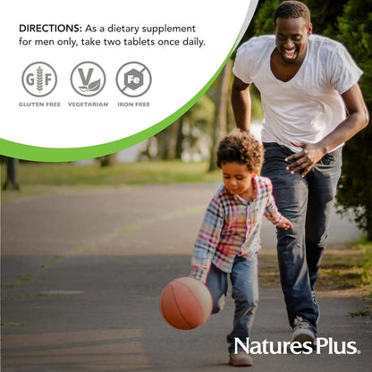 Multivitaminico Masculino Natures Plus Source Of Life 60 Tabletas Energia Natural
