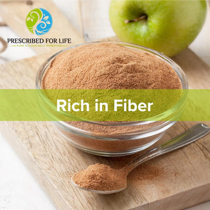 Polvo De Fibra De Manzana Pectina Natural Para Salud Digestiva Vegano Sin Gluten 2.2 Lbs