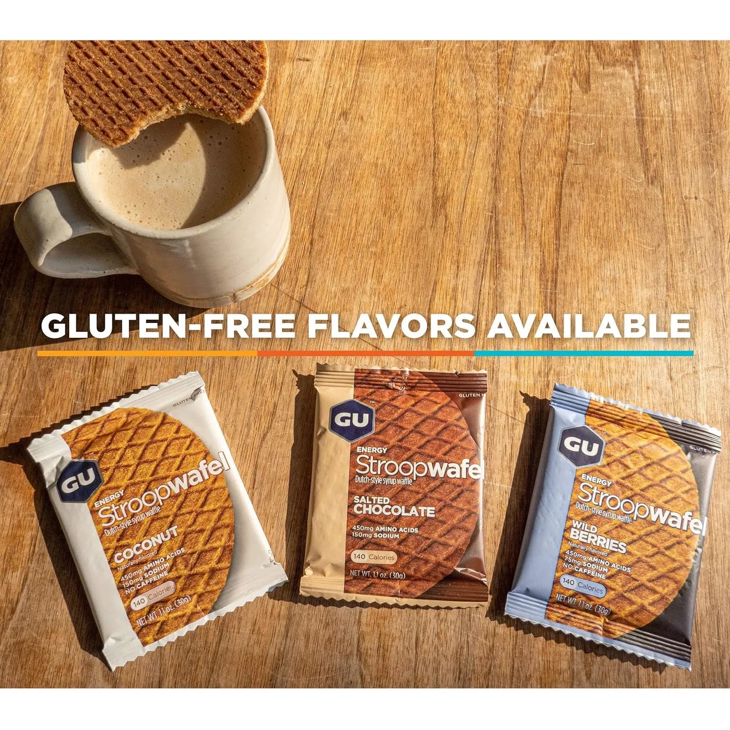 Waffle Nutritivo Orgánico Deportivo Stroopwafel 30g GU Energy Labs Energía Instantánea