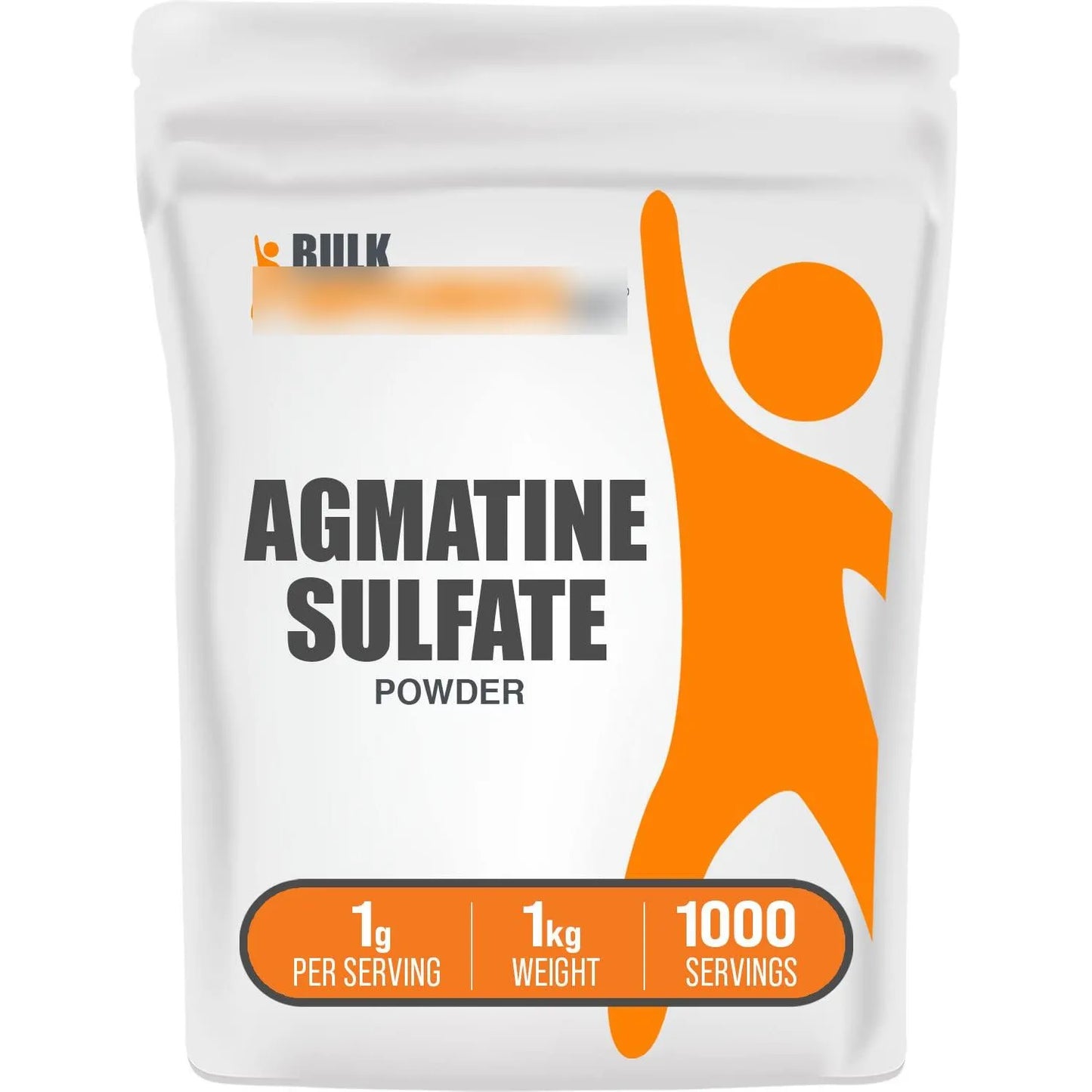 Polvo De Sulfato De Agmatina 1 Kg Potenciador De Óxido Nítrico Suplemento Preentrenamiento