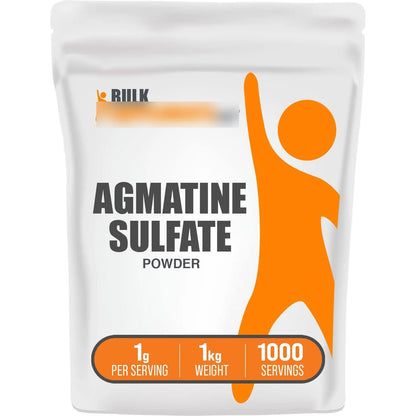 Polvo De Sulfato De Agmatina 1 Kg Potenciador De Óxido Nítrico Suplemento Preentrenamiento