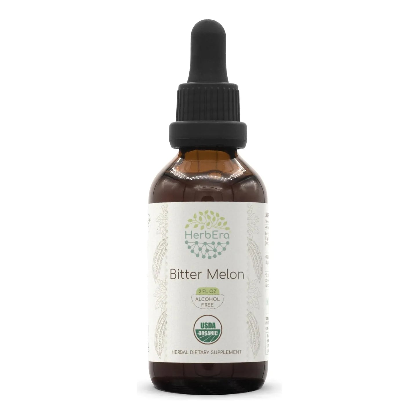Tintura Orgánica De Melón Amargo Extracto Herbal Potente 60 Ml