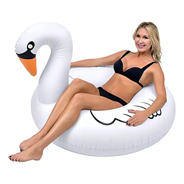 Gofloats Flotador Inflable Cisne Piscina Grande Resistente Uv