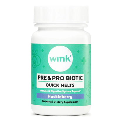 Wink Well Prebióticos Y Probióticos Sabor Arándano Salud Digestiva E Inmunidad 30 Tabletas