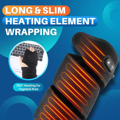 Almohadilla Termica Electrica Flexible Para Codo Muñeca Tobillo Rodilla Alivio Rapido