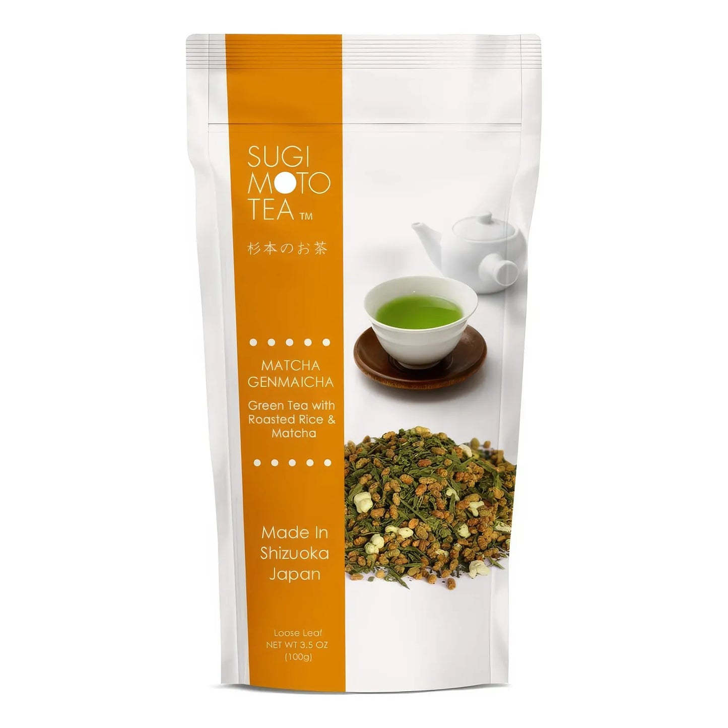 Té Verde Japonés Matcha Genmaicha Hoja Suelta 100g Importado