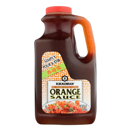 Kikkoman Salsa De Naranja Natural Sin Conservantes 2.4 Kg Sabor Autentico Asiatico