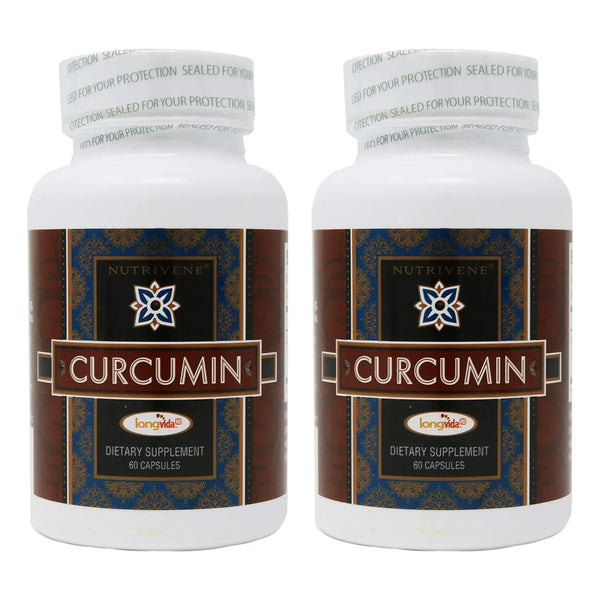 Curcumina Longvida 2 Paquetes 60 Capsulas Efecto Potente Antioxidante Y Antiinflamatorio