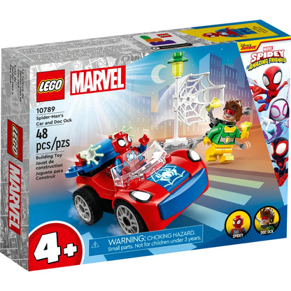 Lego Marvel Coche De Spider Man Y Doc Ock 10789 Set De 48 Piezas Para Niños 4