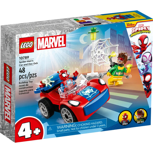 Lego Marvel Coche De Spider Man Y Doc Ock 10789 Set De 48 Piezas Para Niños 4