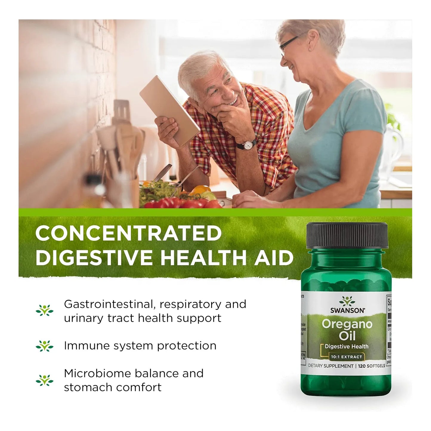 Extracto De Aceite De Orégano 10 1 Salud Digestiva Y Respiratoria 120 Cápsulas