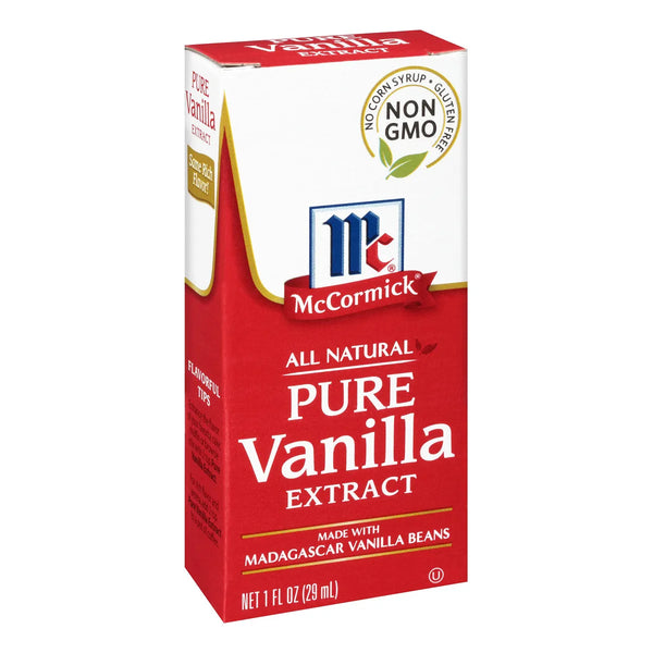 Extracto De Vainilla Puro 100 Natural McCormick 29 Ml Aroma Intenso Postres