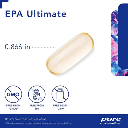 Aceite De Pescado EPA Supercrítico Ecológico 120 Cápsulas Pure Encapsulations