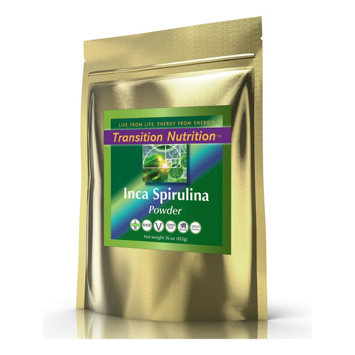 Spirulina En Polvo Cruda Orgánica De Los Andes 454 Gramos Vegana Sin Gluten