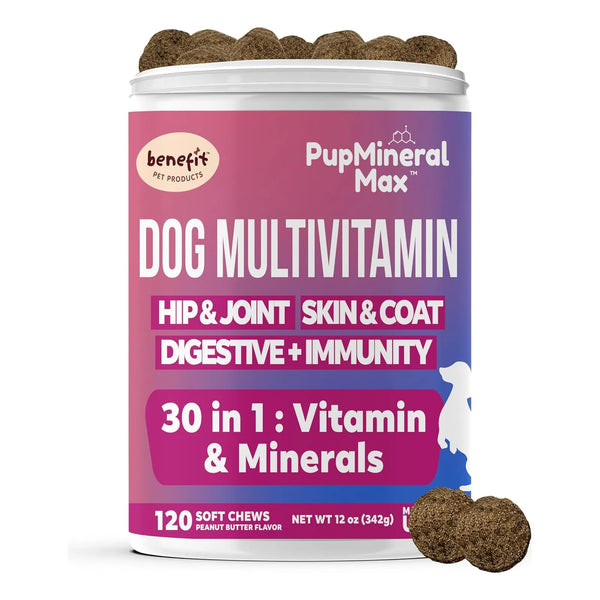 Masticables Multivitamínicos Suaves Para Perros 120 Unidades Soporte Articulaciones Piel Y Digestión