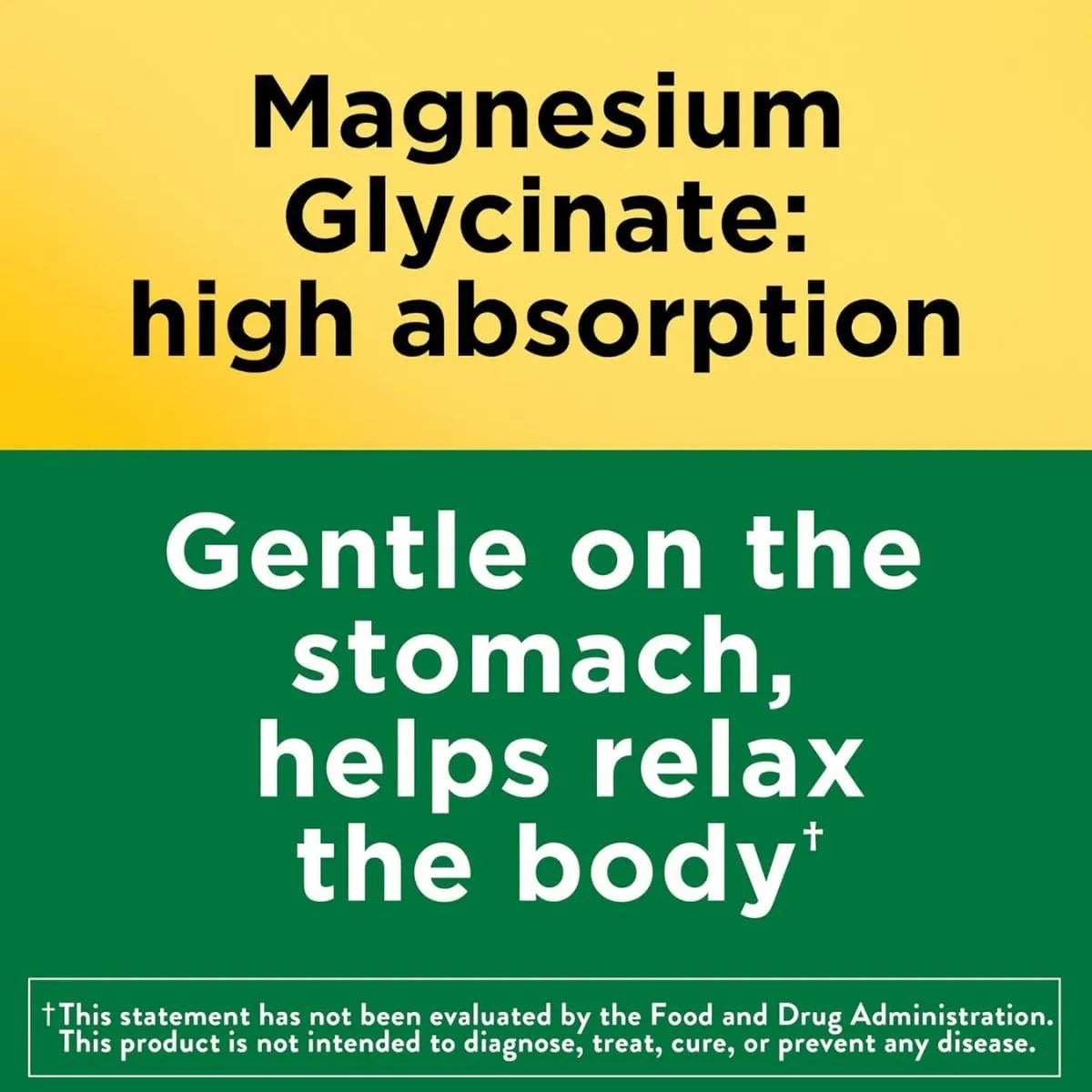 Magnesio Glicinato 200 Mg Nature Made Cápsulas Relajación - Imagen 4