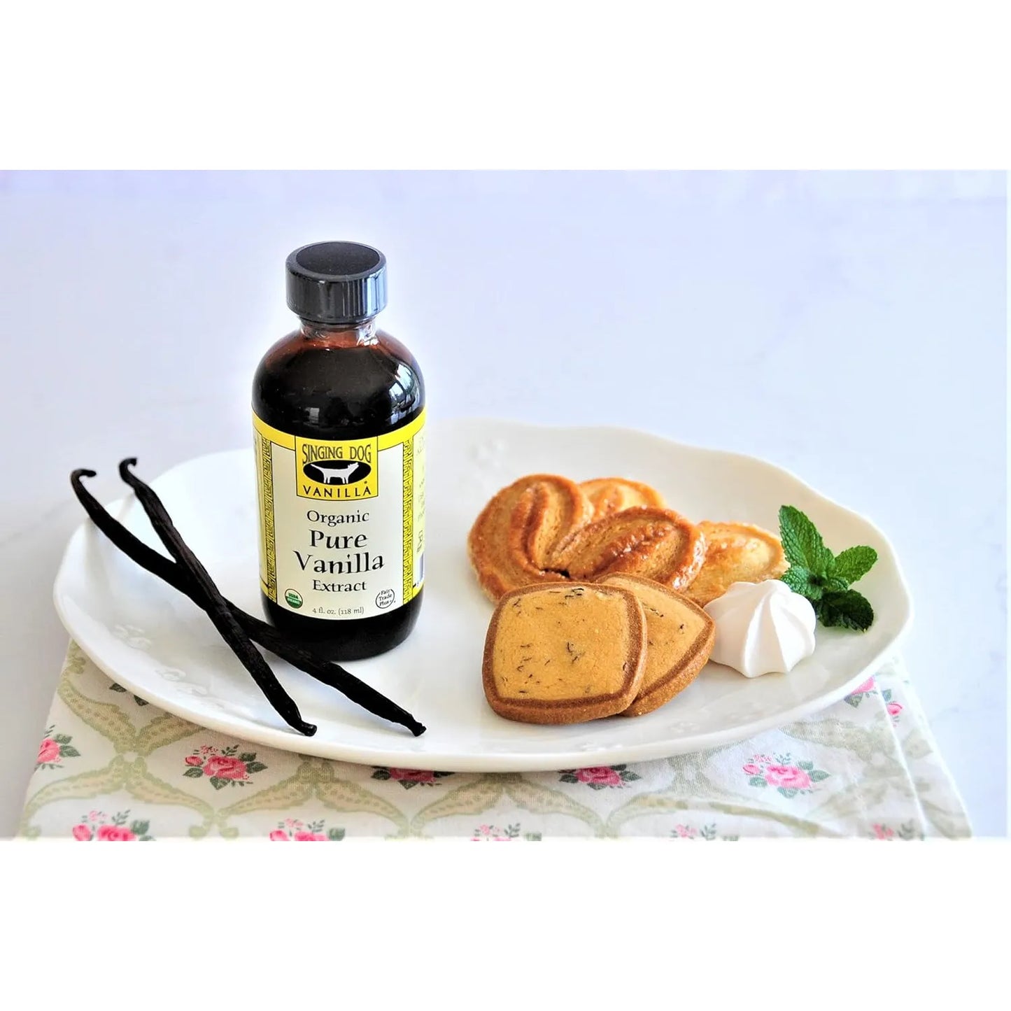 Extracto De Vainilla Puro Orgánico 59 Ml Sabor Premium Sin Azúcar