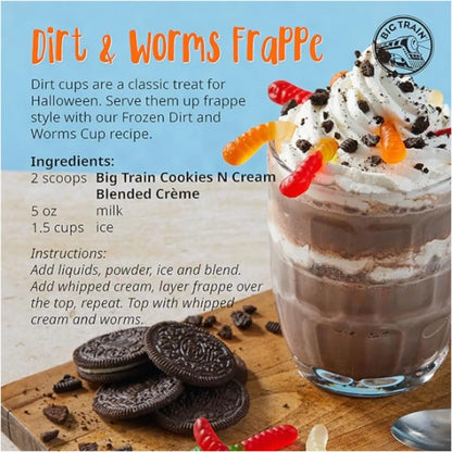 Big Train Polvo Para Bebidas Creme Kidz Kreamz Sabor Galletas Y Crema Delicioso Y Facil De Preparar