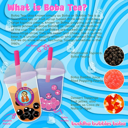 Té De Burbujas Sabor Frutas Tropicales 500 Ml Con Perlas De Mango