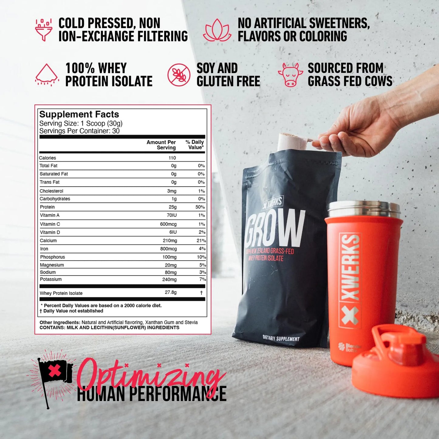 Proteina De Suero Pasto Nueva Zelanda Aislada Pura 25g Sabor Vainilla Chocolate Fresa Mantequilla Mani