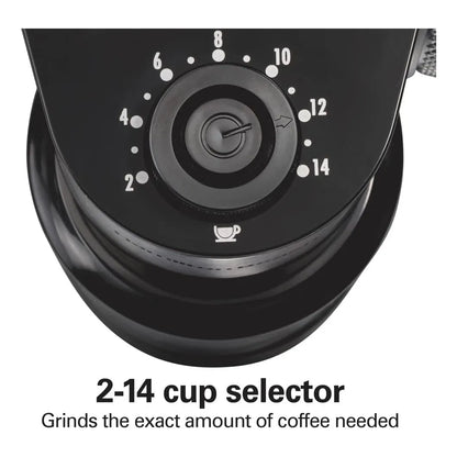 Molinillo De Café Eléctrico Hamilton Beach 16 Oz 18 Ajustes Para Café Espresso Y Prensado
