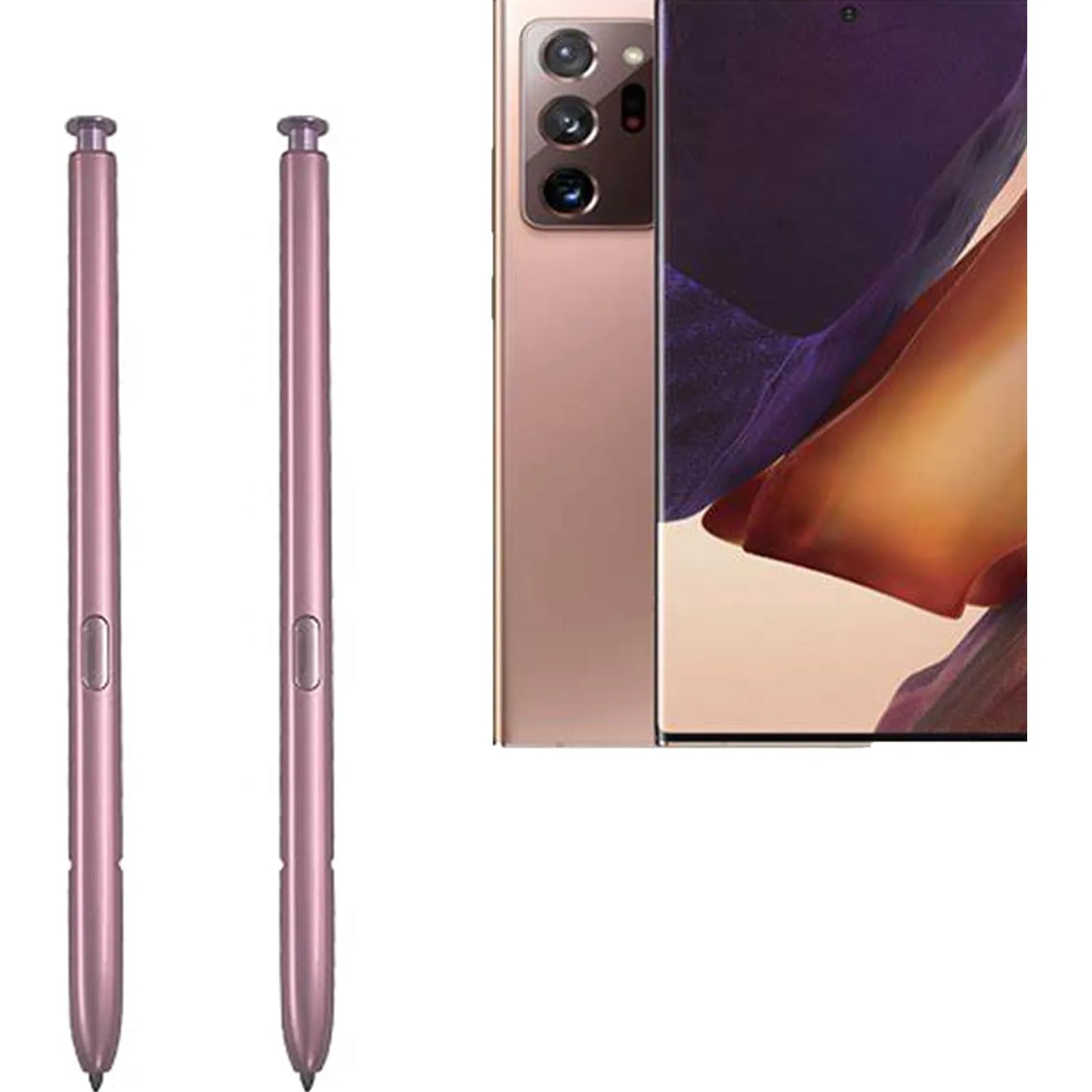 Paquete Doble Lapices Opticos Repuesto Dorado Galaxy Note 20 Precision Profesional
