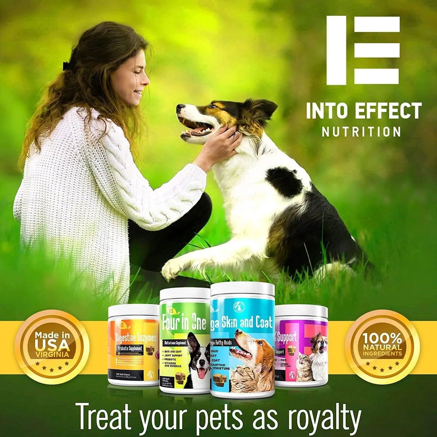 Multivitaminas Para Perros 4 En 1 Apoyo Articulaciones Salud Inmunológica Y Más