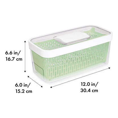 Oxo Good Grips Greensaver Produce Keeper Grande Contenedor Para Verduras Frescas