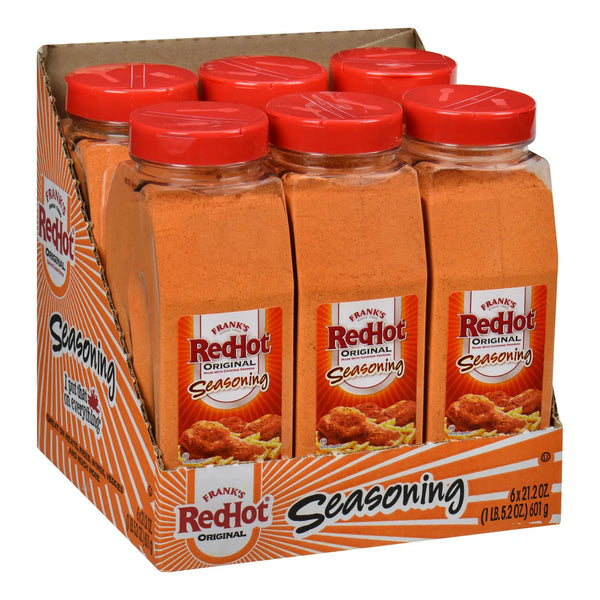 Condimento Picante Original Franks RedHot 6 Paquetes 600 Ml Sabor Ajo Y Cayena
