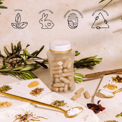 Vitaminas Naturales Para Crecimiento Rapido Del Cabello 60 Capsulas Veganas