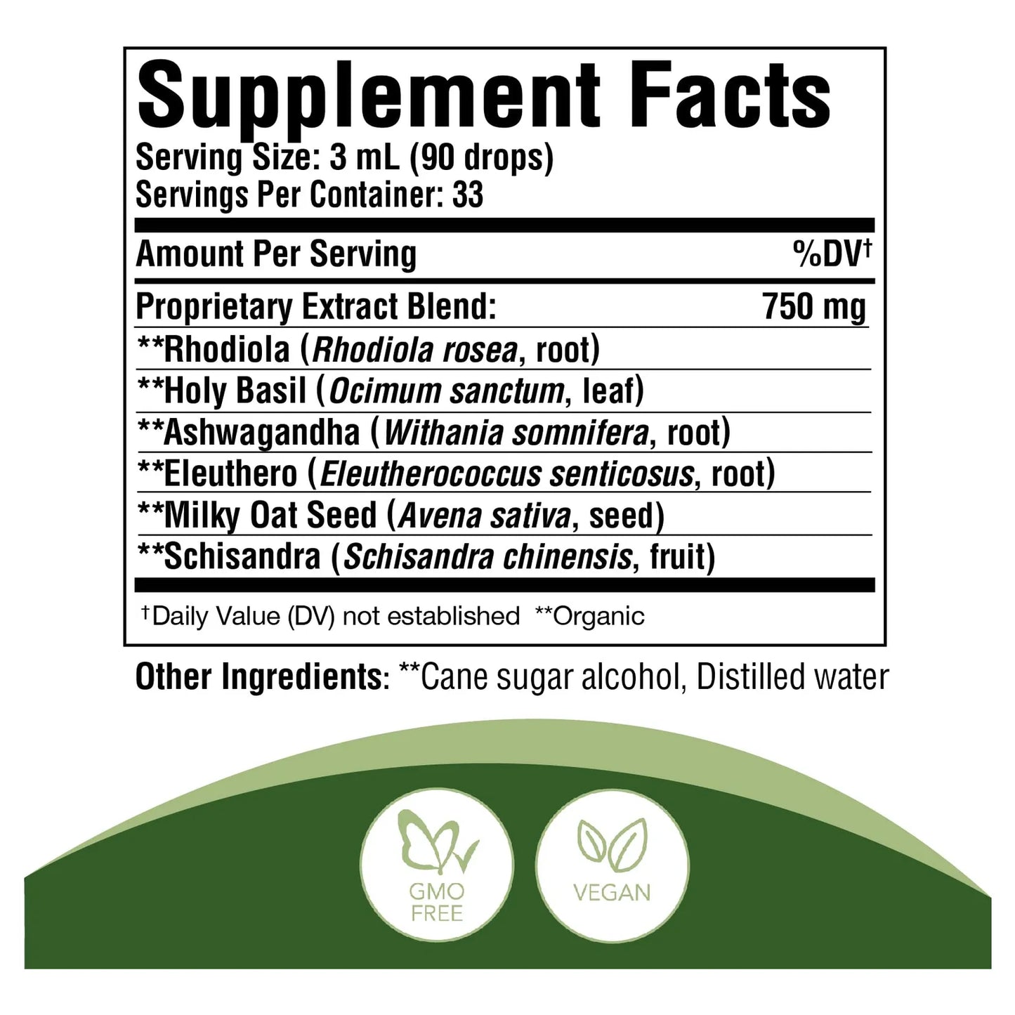 Tintura De Ashwagandha 100ml Alivia Estrés Energía Natural