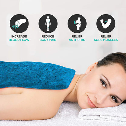 Almohadilla Termica Electrica Grande Para Aliviar Dolores Musculares Y Menstruales